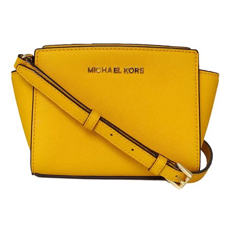 michael kors yellow tricolor large crossbody|Michael Kors yellow crossbody bag.